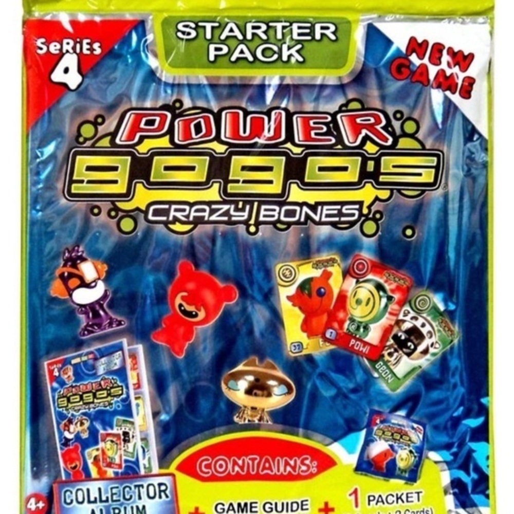 Power Gogo's Crazy Bones Series 4 Starter Pack New